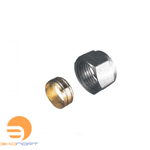 Гайка и втулка зажимная для медной трубки 15 G1/2" KAN-therm