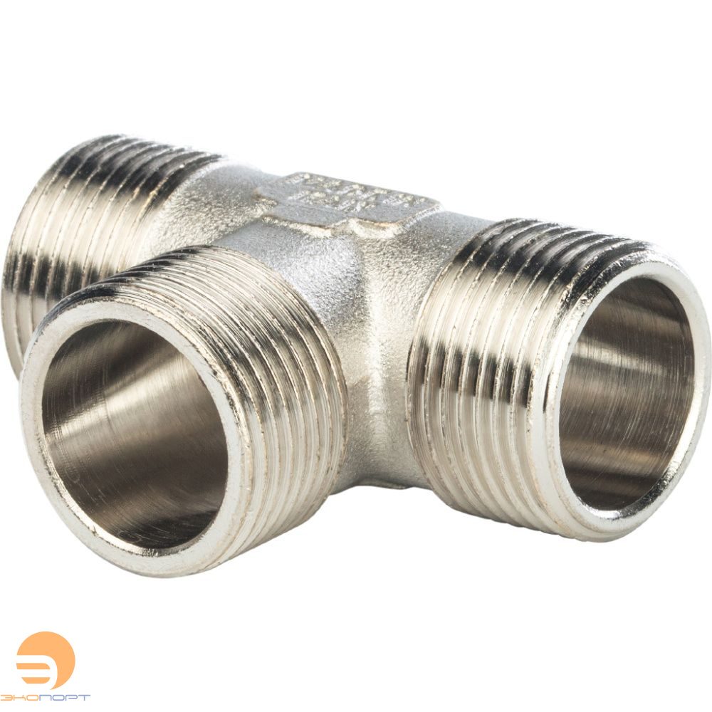 Тройник НР 1 (никель) Stout