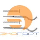 Набор плоских кронштейнов с дюбелями 7x170мм, серый (уп.=2шт.) Royal Thermo