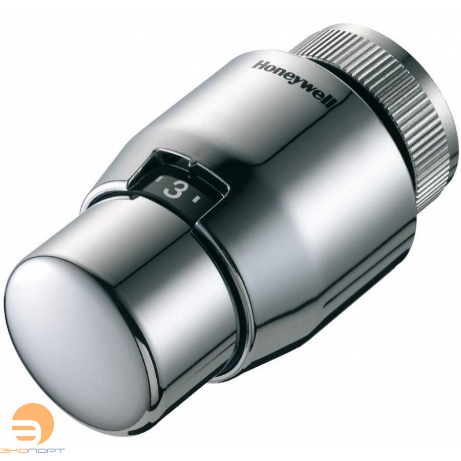 Термоголовка Thera-100 (серия T1000) с жидкостным ч.э.., без нулевой отметки, хром Honeywell