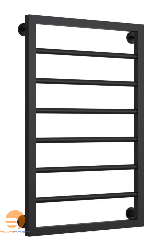 Полотенцесушитель водяной Канцлер 800х500, чёрный матовый, Сунержа