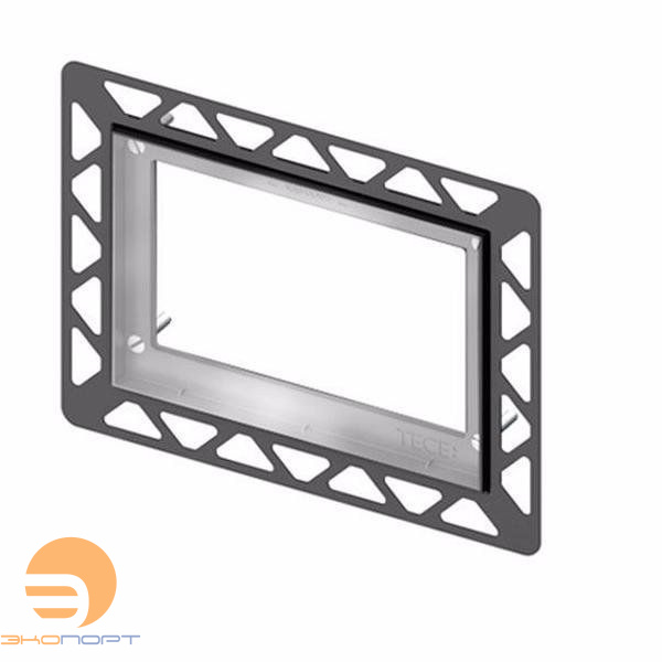 Монтаж. рама для уст. стеклянных панелей (square/loop/lux Mini/now) на уровне стены, мет.глянц, TECE