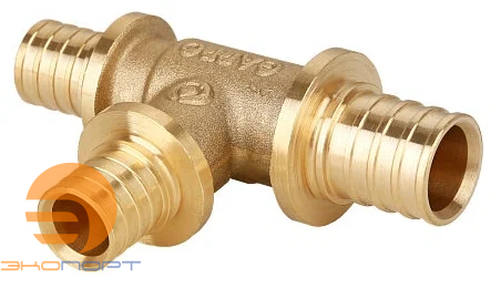 Тройник 20-16-16 латунь Gappo