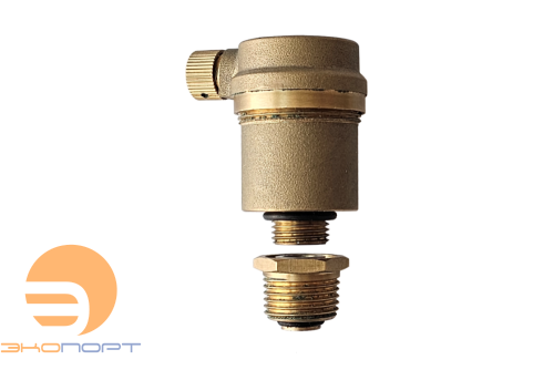 Воздухоотводчик Airvent-R PN10 DN10 с обратным клапаном DN15 Т от -10…+110С; корпус латунь, Ридан
