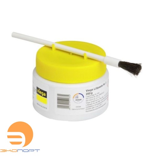 Паста для пайки мягким припоем (баночка 250г с кисточкой) [94943] Viega