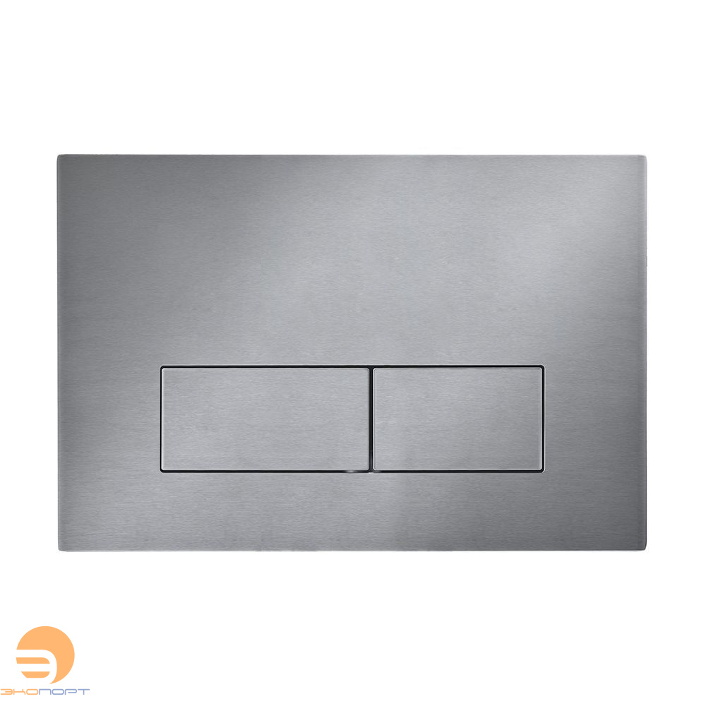 Панель смыва TECEspring S (прямоугольные клавиши) нерж.сталь, сатин, с покрытием против отпечатков
