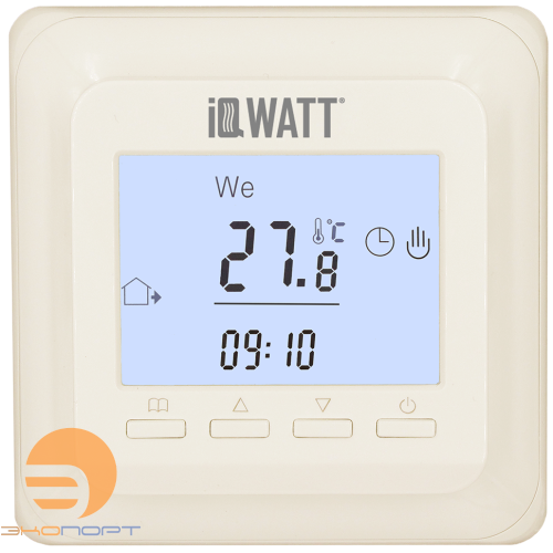 Терморегулятор IQ Thermostat P программируемый электронный, слоновая кость