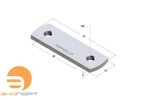 Гайка профиля двойная 28 4F2 М8, Termoclip
