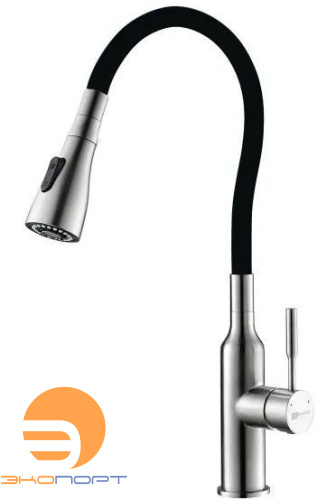 Смеситель для кухни Expert с гибким черным изливом , LEMARK Смеситель для кухни Expert с гибким черным изливом , LEMARK