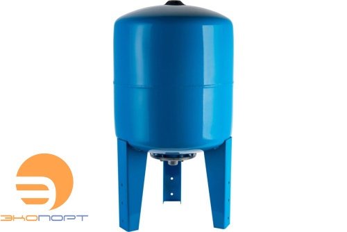 Бак мембранный для водоснабжения 300 л STOUT вертикальный с опорными стойками со сменной мембраной 