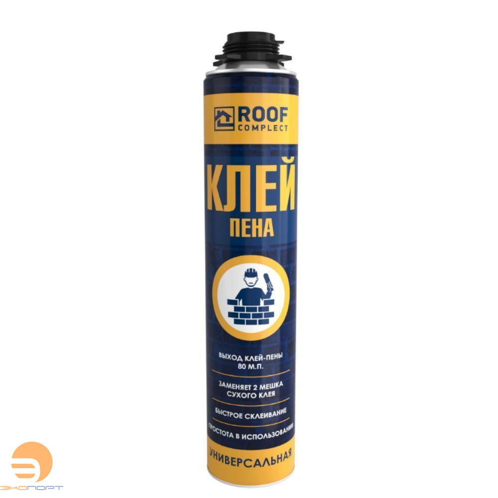 Клей-пена профессиональная универсальная Roof Complect (1000гр)