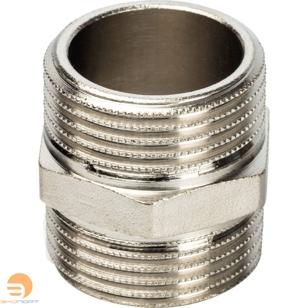 Ниппель НН  1 х 1 (никель) Stout