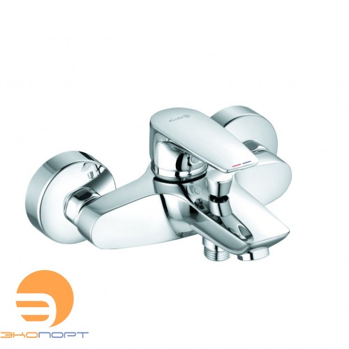 Смеситель для ванны с изливом с подключением шланга, KLUDI PURE&SOLID, хром (АКЦИЯ)