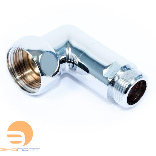 Сгон угловой (американка) для полотенцесушителя 1 х 3/4 ВН ХРОМ SMART 