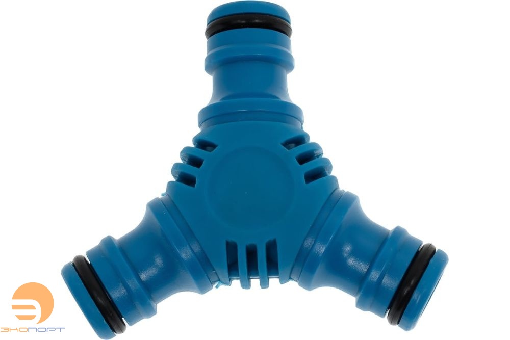 Тройник штуцерный GRINDA TW-1, ударопрочный пластик с покрытием TPR, PROLine 