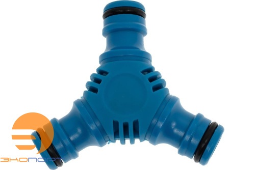 Тройник штуцерный GRINDA TW-1, ударопрочный пластик с покрытием TPR, PROLine 