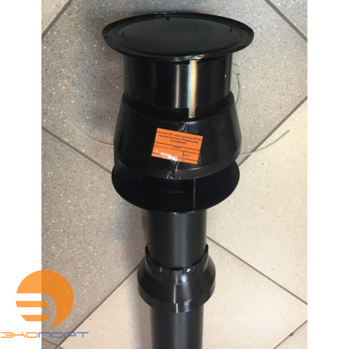 Проход LAS через кровлю 60/100 чёрный (против обледенения) VIESSMANN