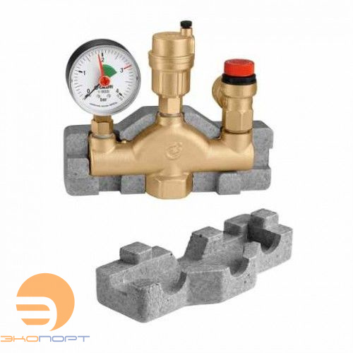 Группа безопасности 3 Бар 1", теплоизоляция Caleffi