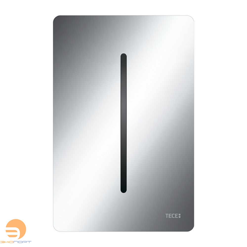 Клавиша для писсуара TECEfilo-Solid, металлическая, питание от сети 230 В, хром глянцевый, TECE