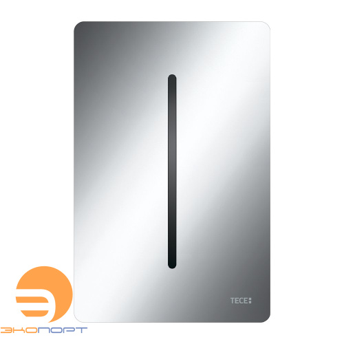 Клавиша для писсуара TECEfilo-Solid, металлическая, питание от сети 230 В, хром глянцевый, TECE