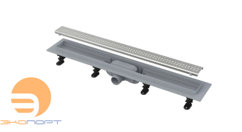 Водоотводящий  желоб пласт.в комплекте (решетка, ножки,гидроизоляция) 550 мм ALCA PLAST (AG100201550)