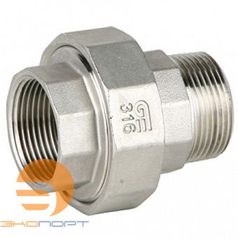 Муфта разъемная ВР-НР DN 1 1/2', PN20, нерж. сталь AISI316