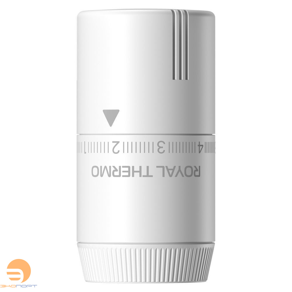 Термоголовка  жидкостная Design М30х1,5 (белый soft touch) Royal Thermo