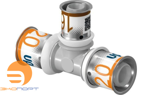 Тройник-пресс S-Press Plus 20-16-20 PPSU Uponor
