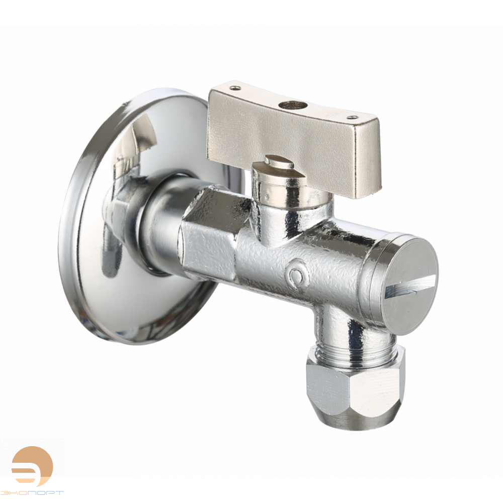 Кран шаровой угловой сантех. 1/2"х10 мм Gappo