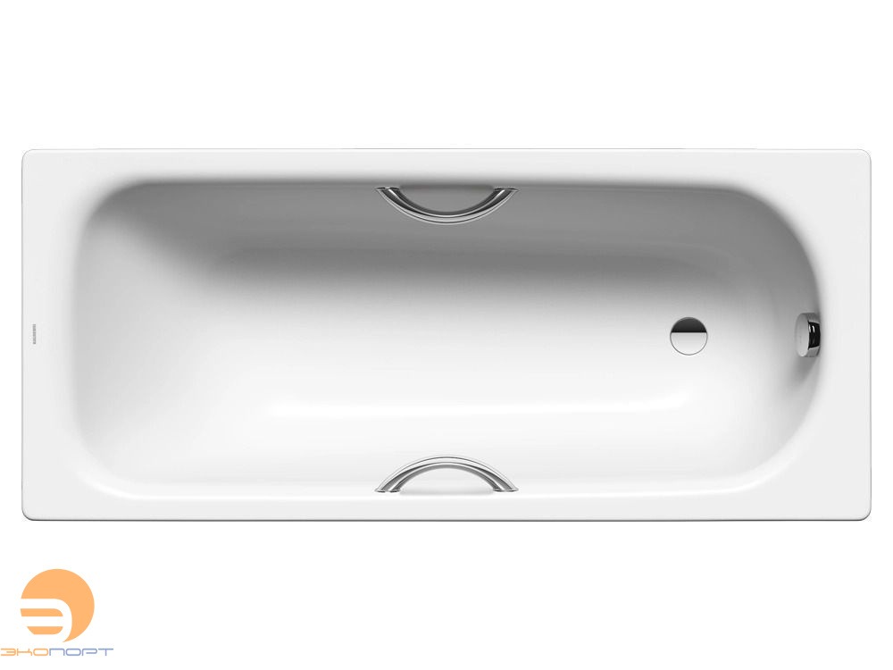 Ванна Saniform Plus Star 180х80 Мод.337 белый + отв.под ручки + easy-clean, KALDEWEI