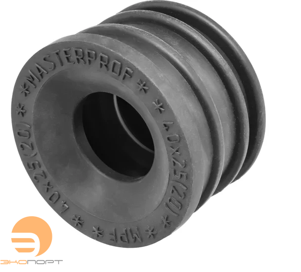 Манжета д/канализации D40х25 черная MasterProf