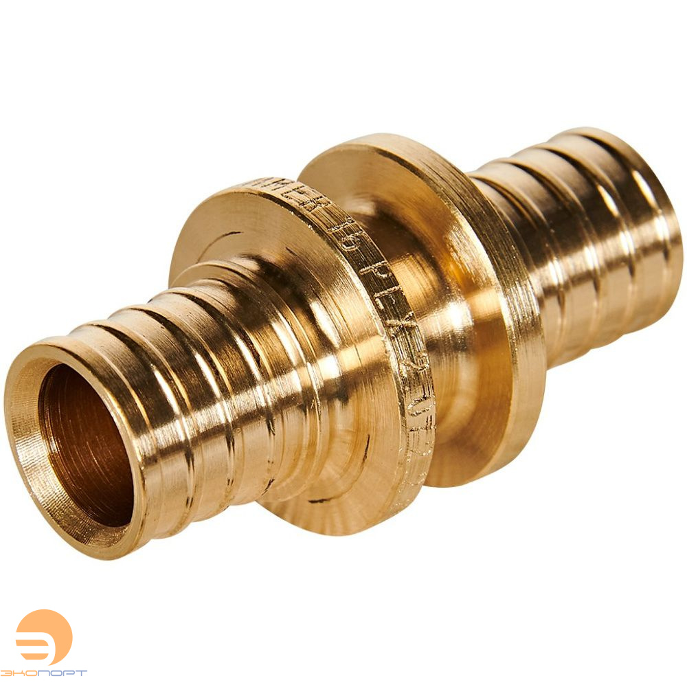 Муфта 16-16 латунь Rommer