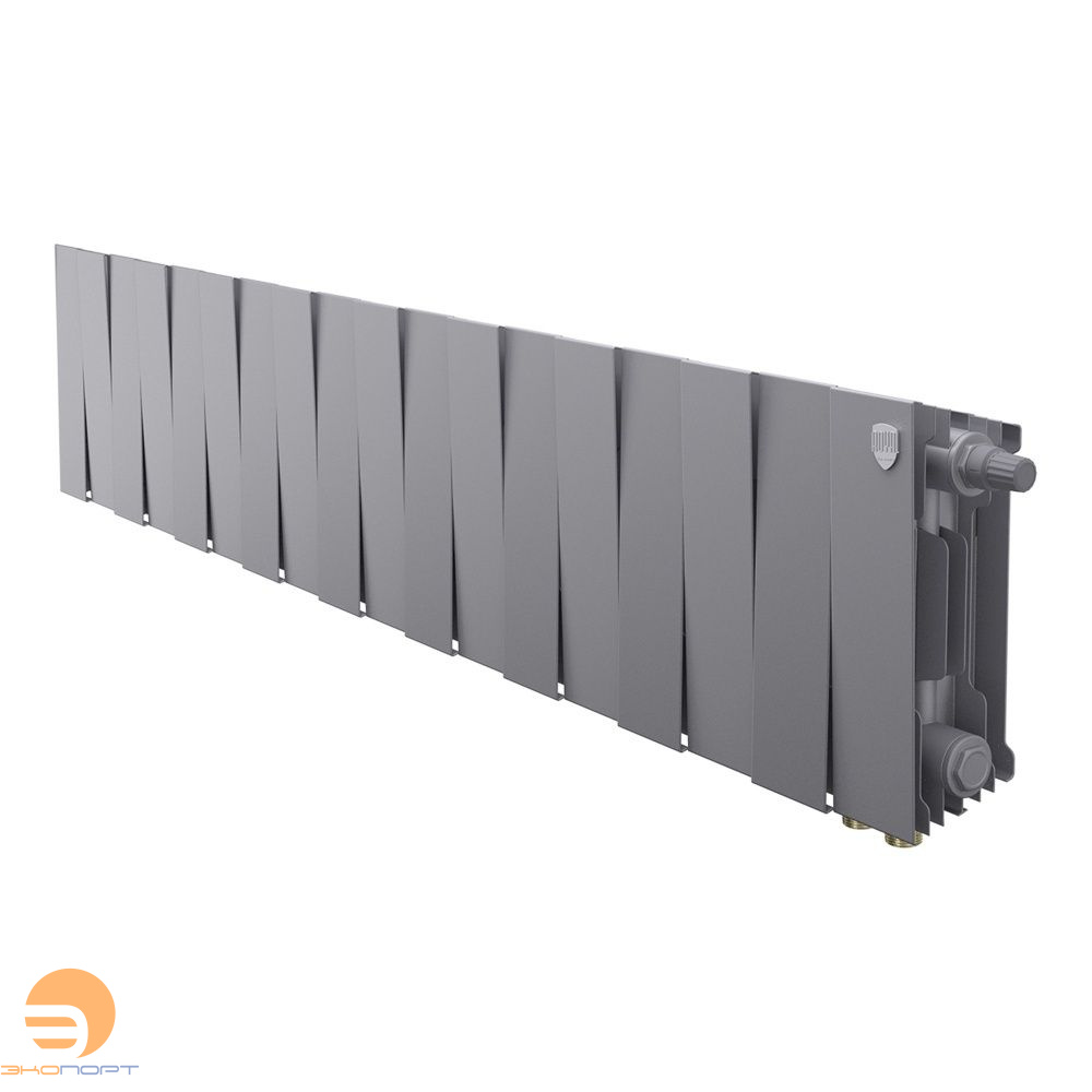 Радиатор биметаллический PianoForte Silver Satin VDR80 200/100 18 секций Royal Thermo