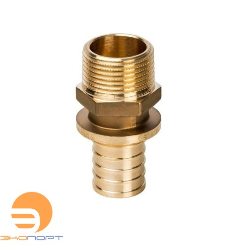 Муфта переходная 32-1 НР латунь STOUT
