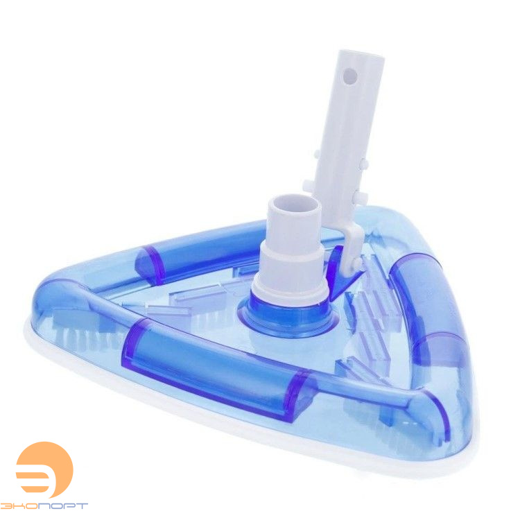 Щетка-насадка треугольная прозрачная, крепление зажим