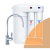 Умягчитель АКВАФОР WS500+Автомат питьевой воды Аквафор Марион DWM-101S