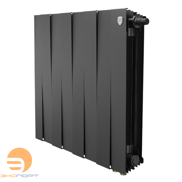 Радиатор биметаллический PianoForte Noir Sable VDR80 500/100   8 секц.Royal Thermo																										