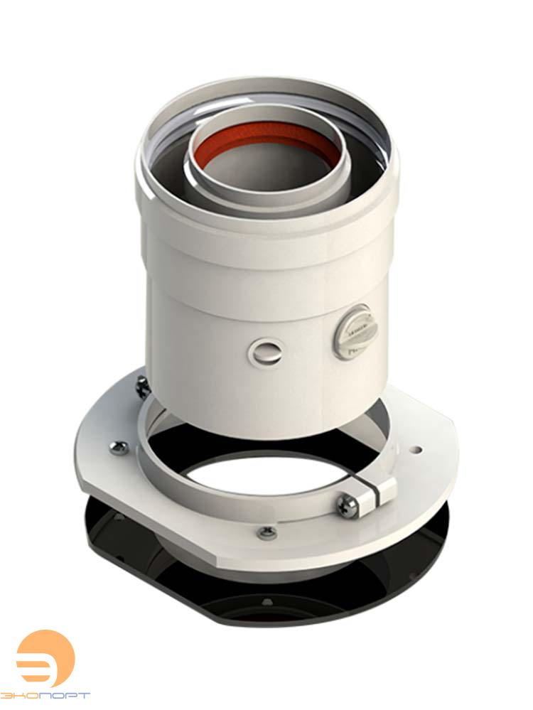 Адаптер коаксиальный вертикальный  60/100 Copa  (конденс) 