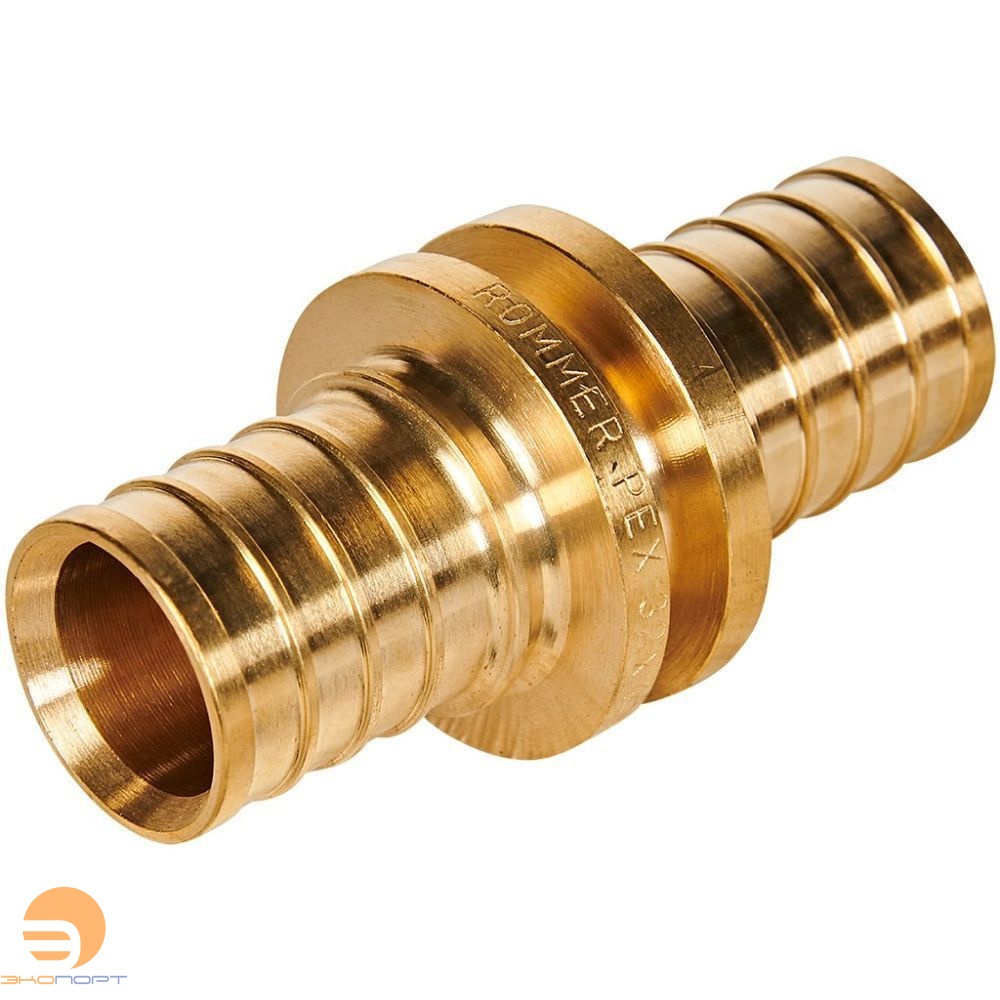 Муфта 32-32 латунь Rommer