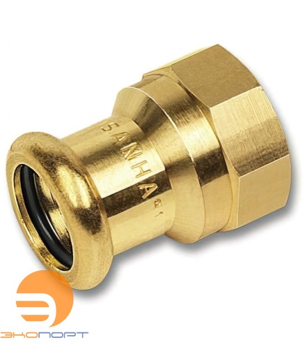 Переход ВР 22 х 3/4 бронза 8270G press Sanha