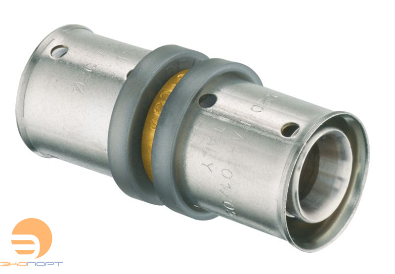 Муфта соединительная 26-26 латунь, пресс FAR