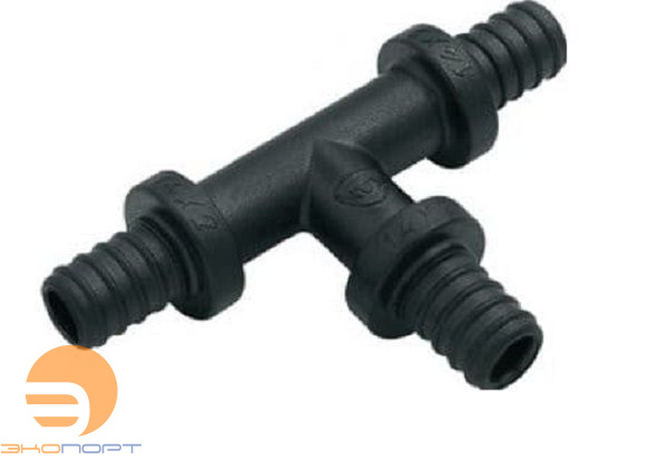 Тройник 14*2/14*2/14*2  PPSU Push KAN-therm