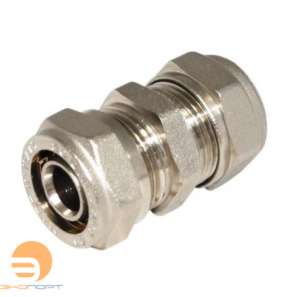 Муфта 16 никелир. (обжим) Uni-Fitt