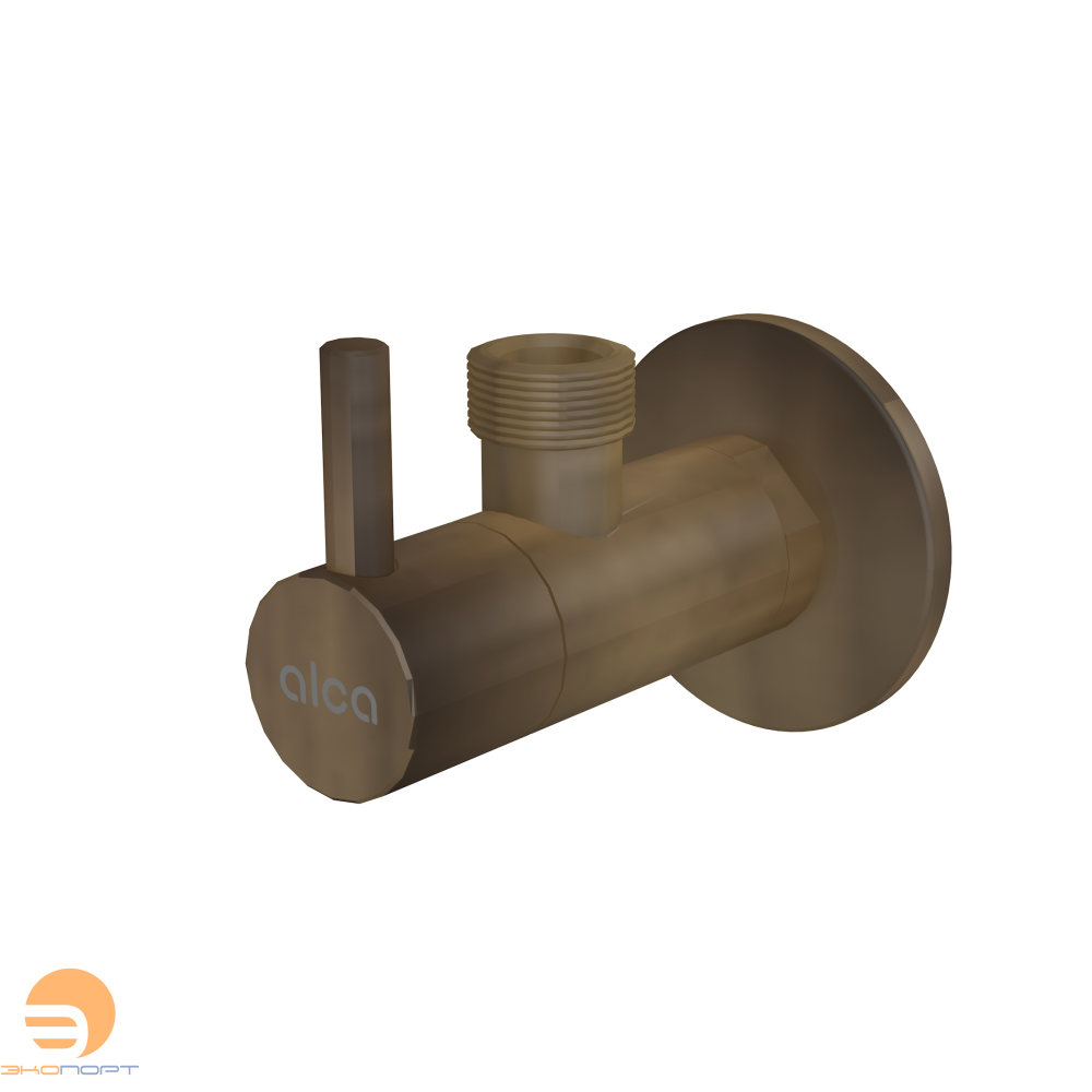 Вентиль угловой античная бронза 1/2"х1/2" ALCA PLAST