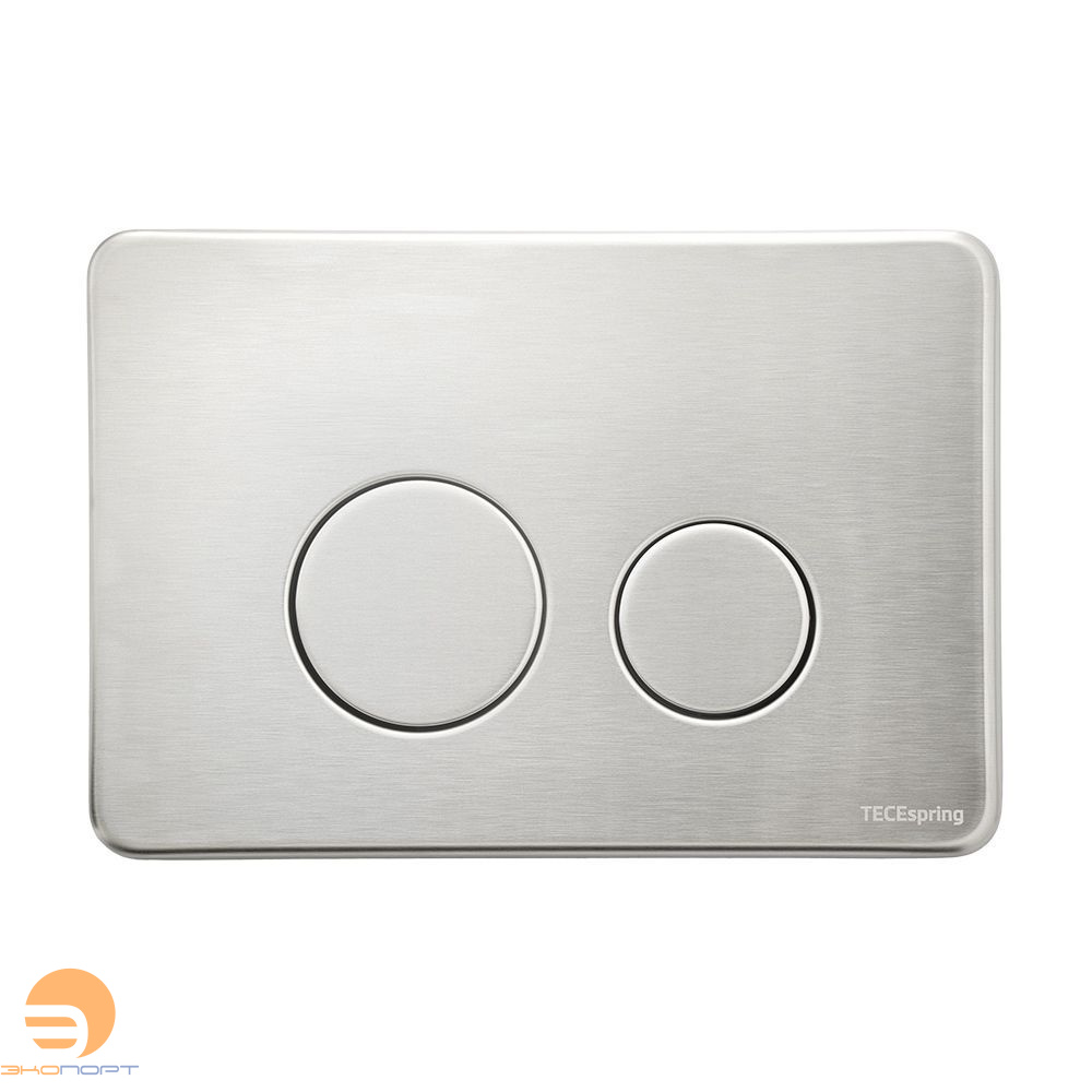 Панель смыва TECEspring SL (круглые клавиши) нерж.сталь, сатин, с покрытием против отпечатков