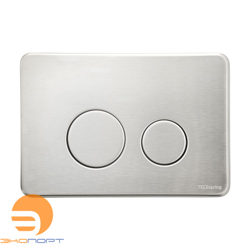 Панель смыва TECEspring SL (круглые клавиши) нерж.сталь, сатин, с покрытием против отпечатков