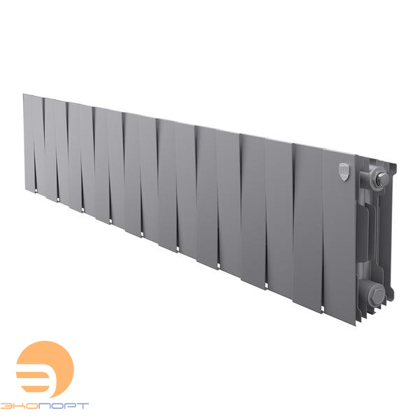 Радиатор биметаллический PianoForte Silver Satin 200/100  18 секций Royal Thermo