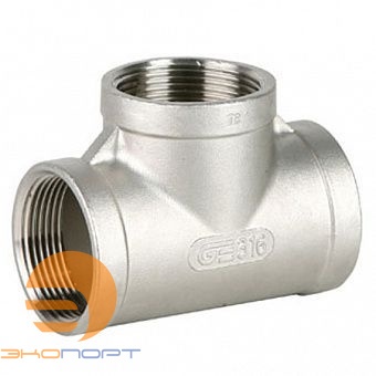 Тройник В-В DN 1/2, PN20, нерж. сталь AISI316