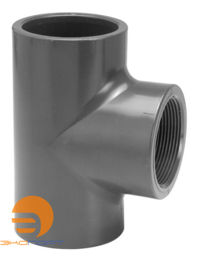 Тройник 90* переходной PN16 (50*11/2 ВР)-PVC-U