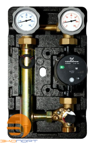 Группа насосно-смеcительная п. 8 MK 1 1/4" с насосом Grundfos UPM3 Hybrid 32-70 Meibes